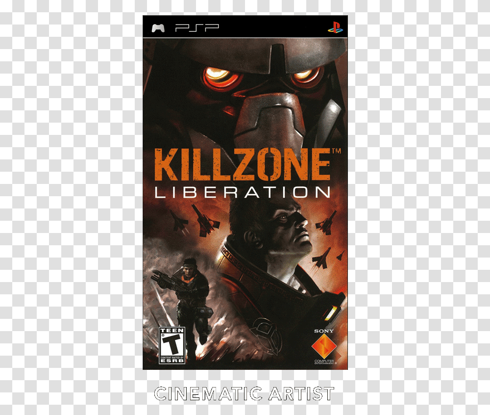 Killzone Killzone Liberation Psp, Poster, Advertisement, Person, Human Transparent Png