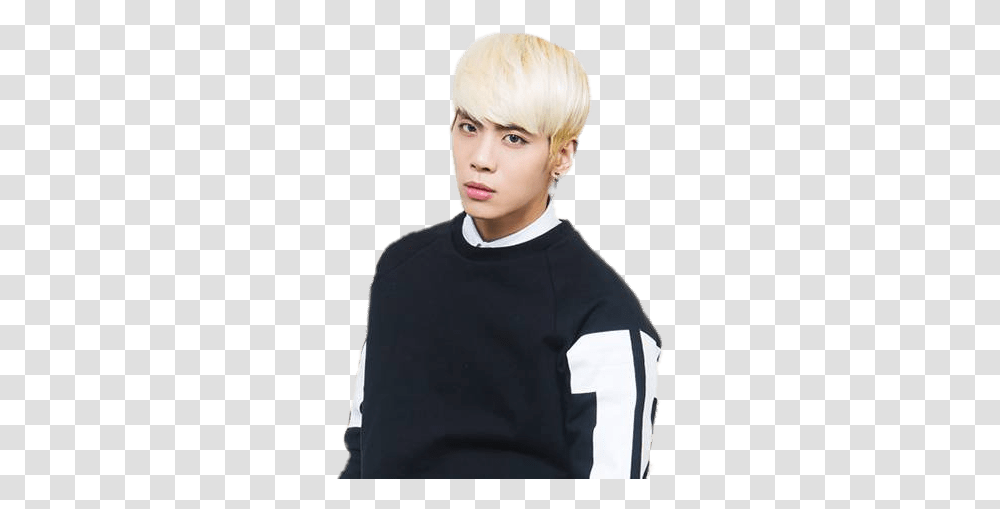 Kim Jong Hyun Blond Hair High Tops On Short People, Person, Female, Blonde, Woman Transparent Png