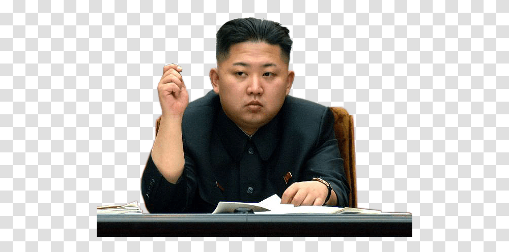 Kim Jong Kim Jong Un Holding Phone, Person, Court, Room, Indoors Transparent Png