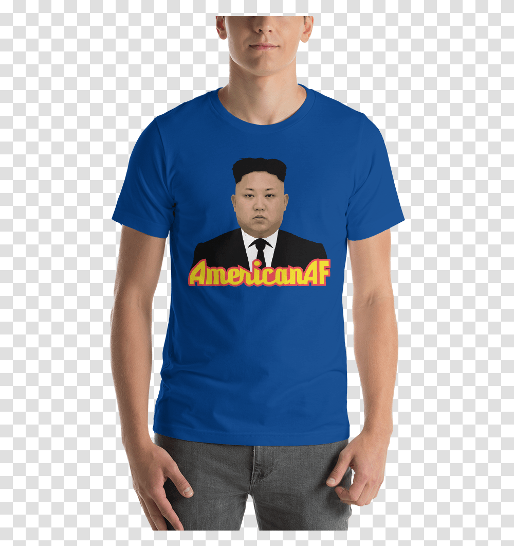 Kim Jong Un Americanaf Tee T Shirt, Person, T-Shirt, Tie Transparent Png