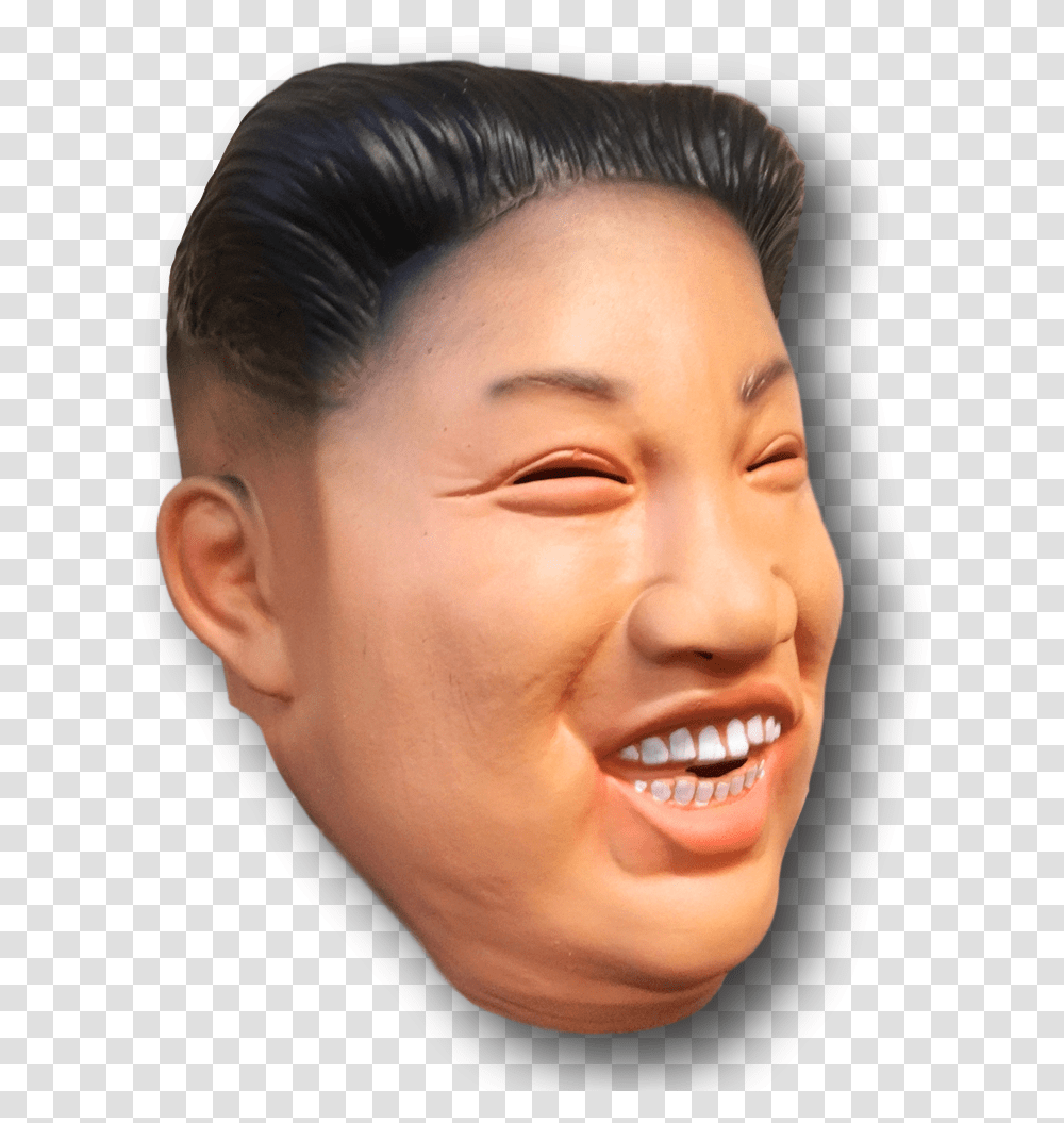 Kim Jong Un Face, Person, Human, Head, Smile Transparent Png