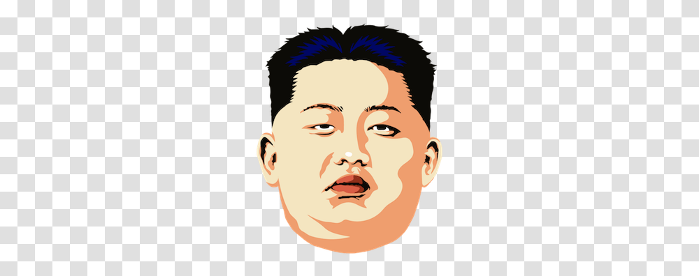 Kim Jong Un Head Illustration, Face, Person, Beard, Skin Transparent Png