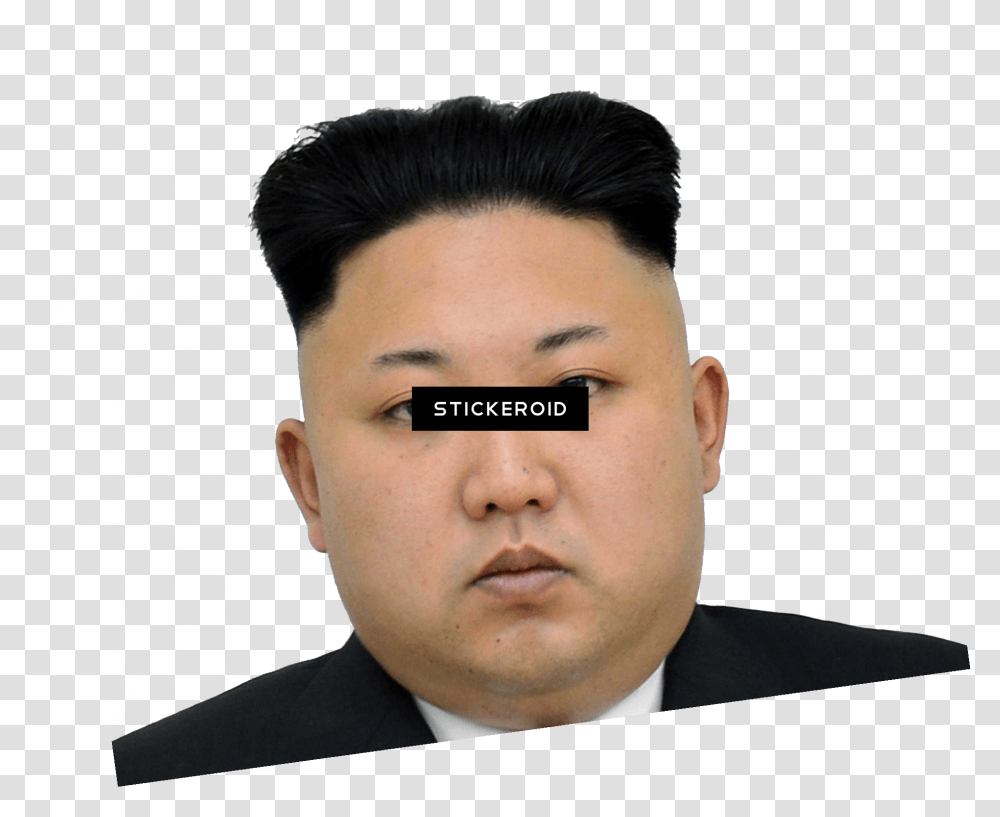 Kim Jong Un Head Kim Jong Un Face Background, Person, Human, Text, Portrait Transparent Png