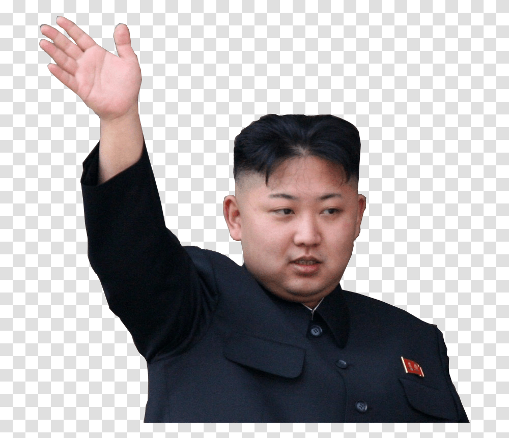 Kim Jong Un Image, Person, Sleeve, Finger Transparent Png