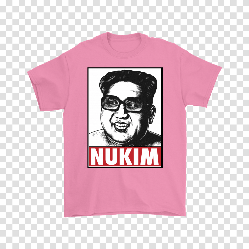 Kim Jong Un Obey Style Nukim Mens Tee, Apparel, T-Shirt, Person Transparent Png