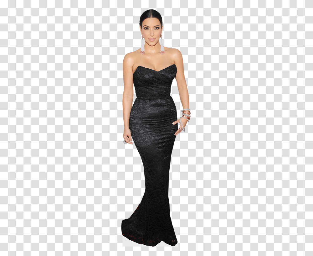 Kim Kardashian, Celebrity, Dress, Evening Dress Transparent Png