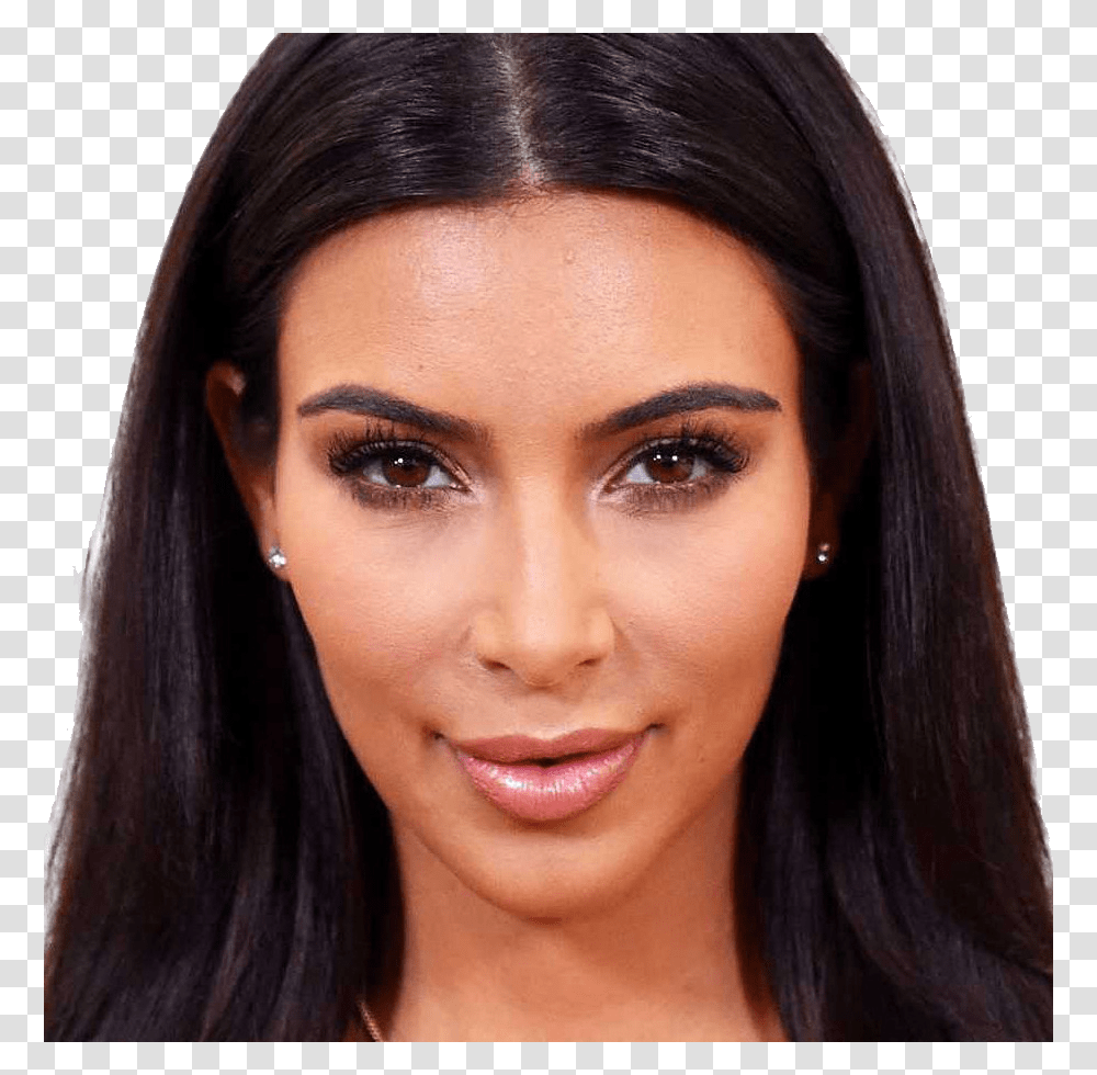 Kim Kardashian, Celebrity, Face, Person, Smile Transparent Png