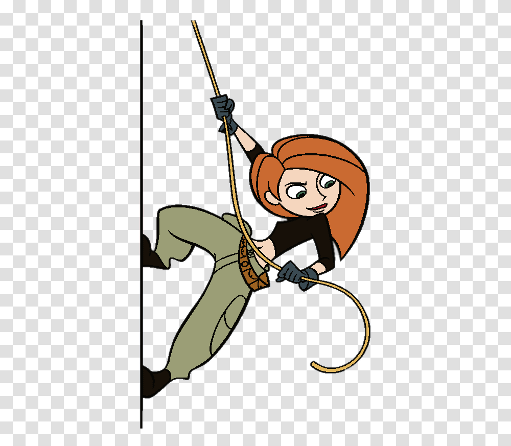 Kim Possible Climbing A Wall, Sport, Sports, Archery, Bow Transparent Png