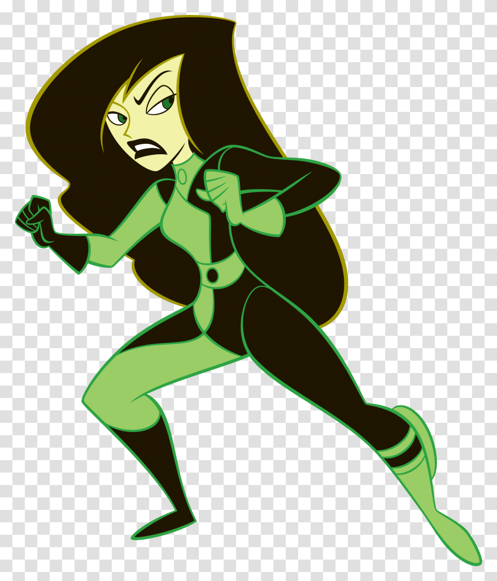 Kim Possible Villain Shego, Green, Face Transparent Png