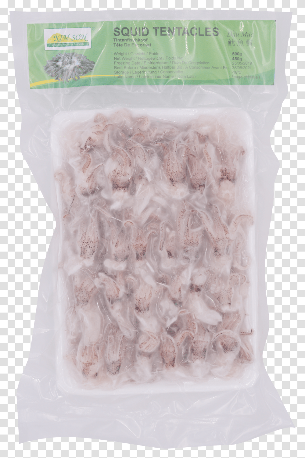 Kim Son Squid Tentacles Iqf 500g Sunflower Seed, Pillow, Cushion, Diaper, Sleeve Transparent Png