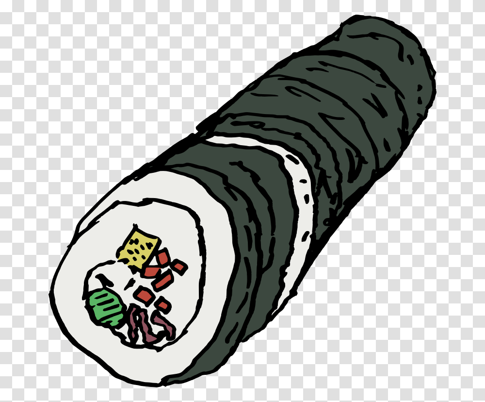 Kimbap Clipart, Food, Plant, Sushi, Hand Transparent Png