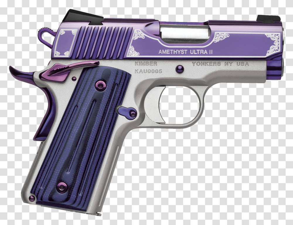 Kimber Amethyst Ultra Ii, Gun, Weapon, Weaponry, Handgun Transparent Png