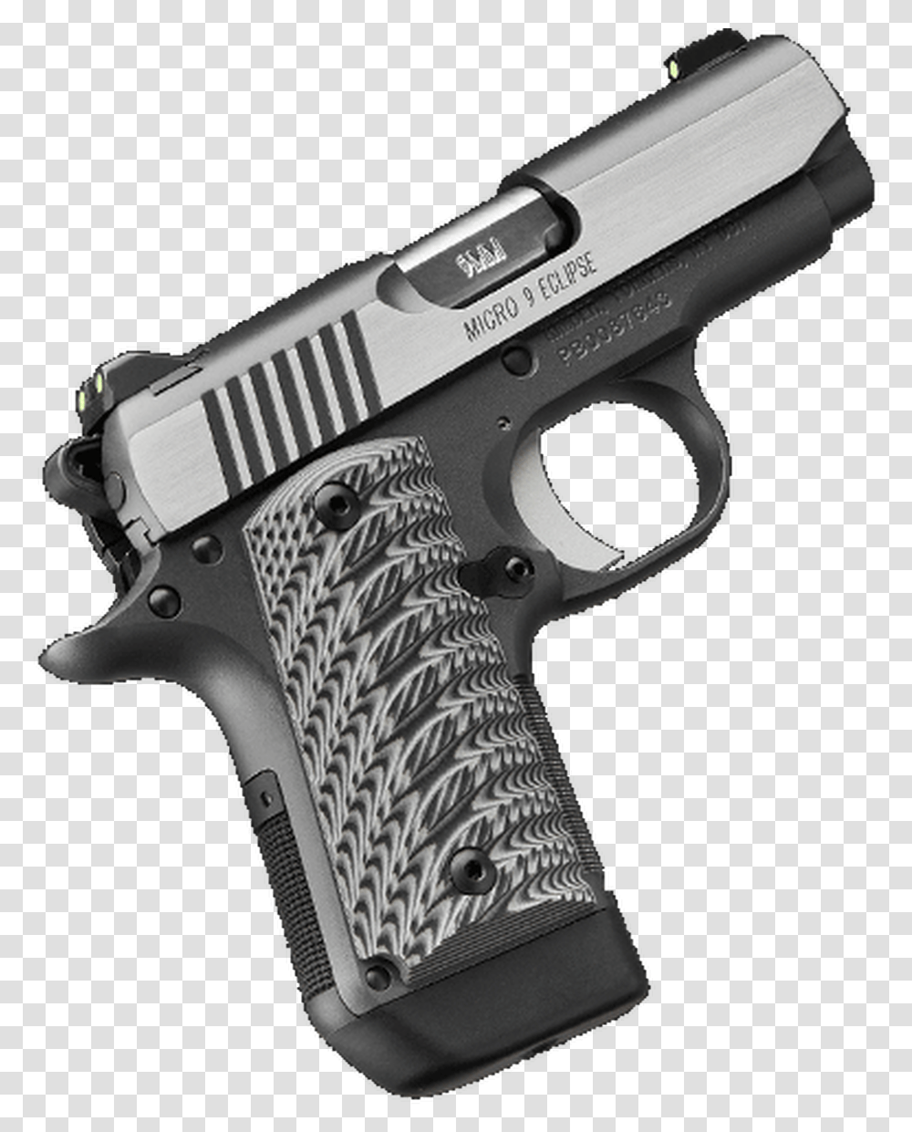 Kimber Micro 9 Eclipse 9mm 7rd Mag Kimber Micro 9 Esv, Gun, Weapon, Weaponry, Handgun Transparent Png