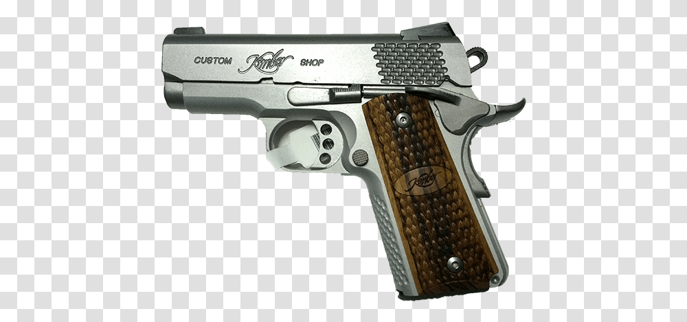 Kimber Stainless Ultra Raptor Background Trigger, Gun, Weapon, Weaponry, Handgun Transparent Png