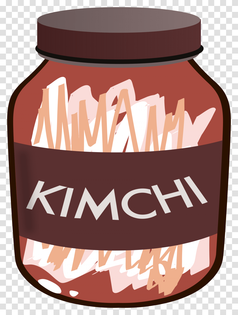 Kimchi Jar, Label, Food, Sweets Transparent Png