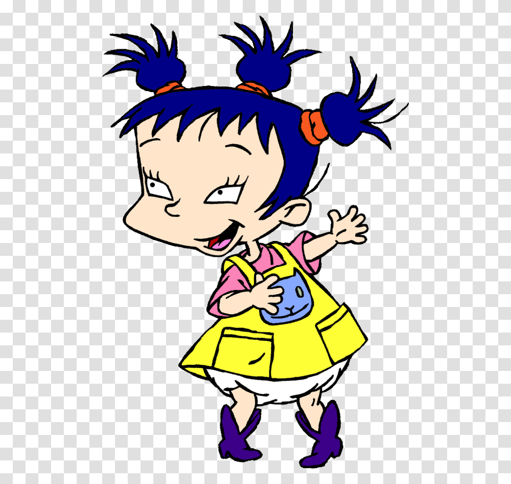 Kimi Finster In Flashback To The Rugrats Cartoon, Person, Human, Poster, Advertisement Transparent Png