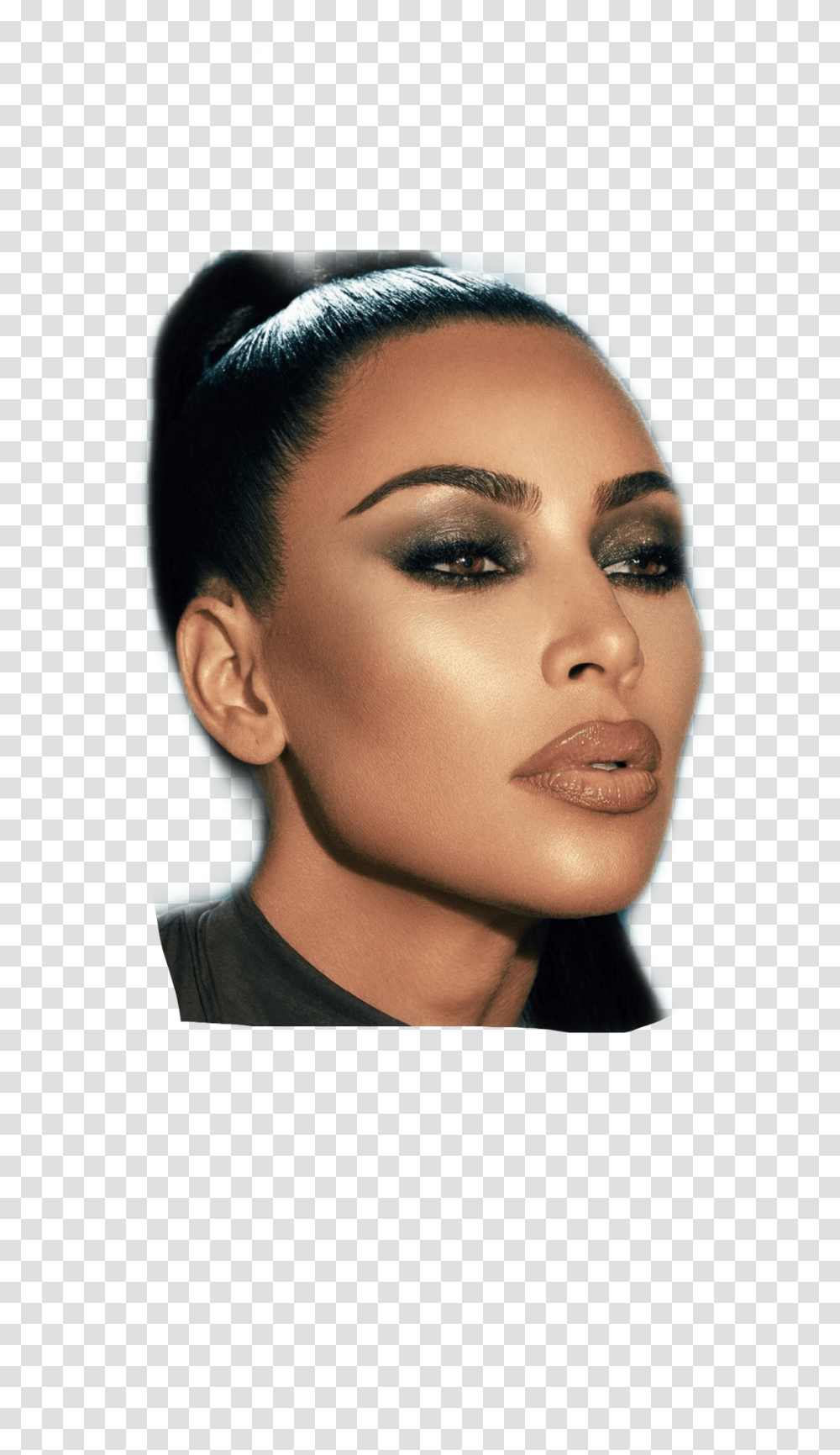 Kimkardashian Kim Kardashian Kardashians Kkw Kkwbeauty Eye Liner, Face, Person, Human, Head Transparent Png