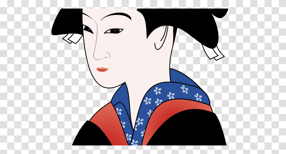 Kimono Clipart Japan National Costume, Apparel, Face Transparent Png