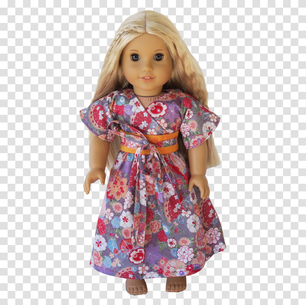 Kimono Dress For 18 Dolls Barbie, Toy, Figurine, Person, Human Transparent Png