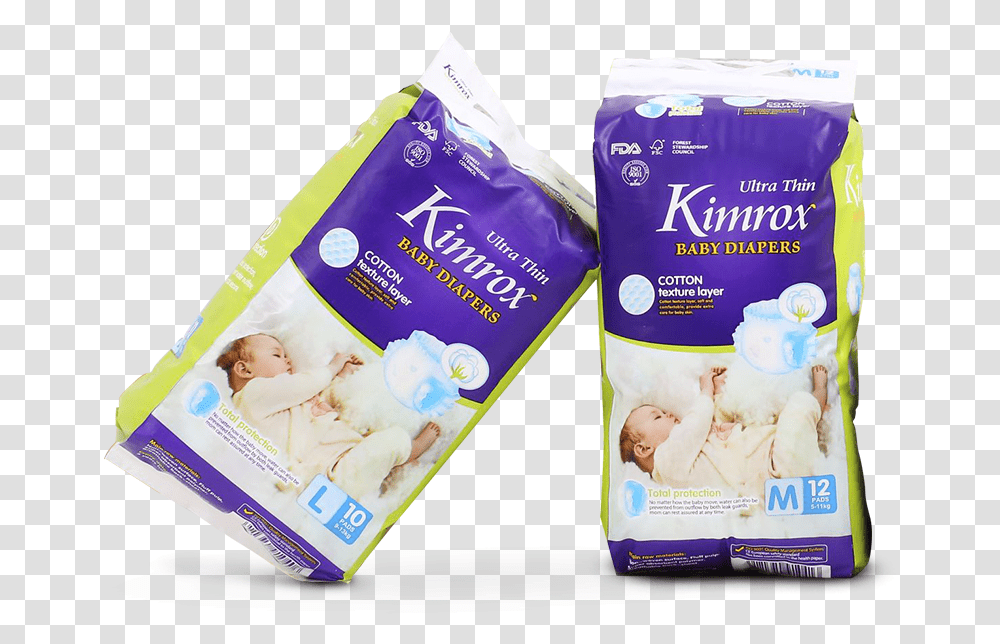 Kimrox Baby Diaper, Food, Person, Dessert, Bottle Transparent Png