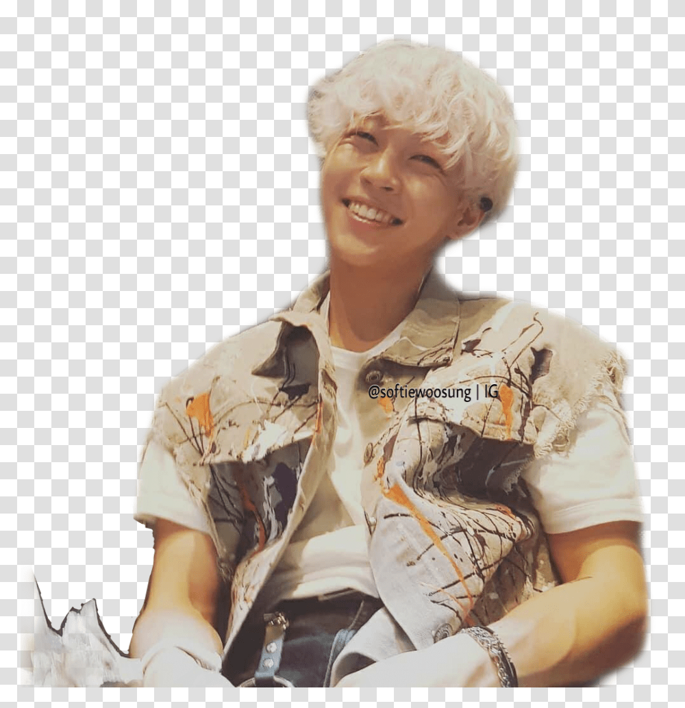 Kimwoosung Woosung Therose Freetoedit Woosung The Rose White Hair, Person, Face, Female Transparent Png