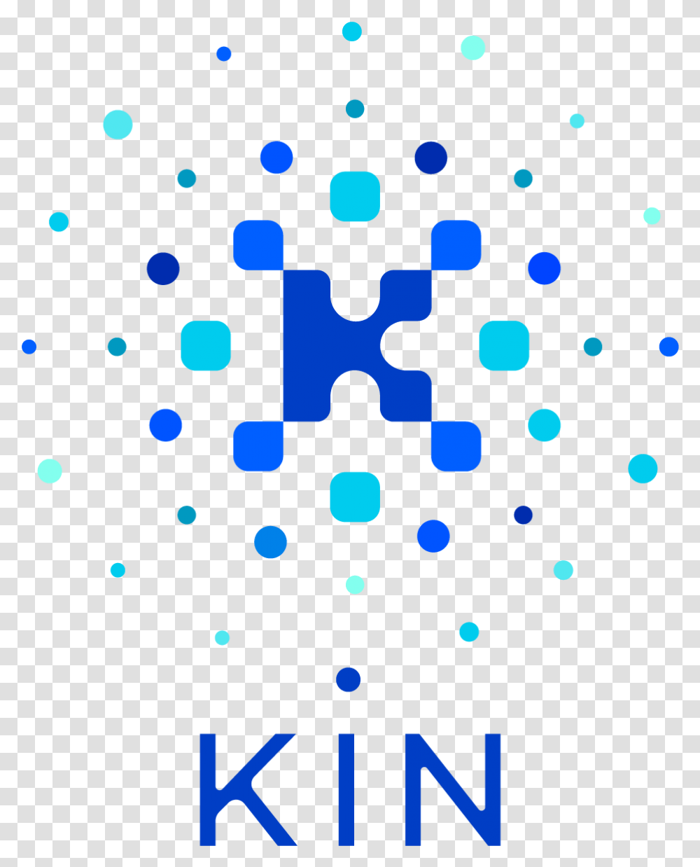 Kin Logos Kin Cryptocurrency Logo, Confetti, Paper, Rug Transparent Png