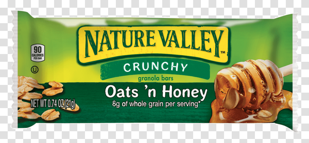 Kind Bar Nature Valley Oats And Honey, Plant, Text, Food, Outdoors Transparent Png