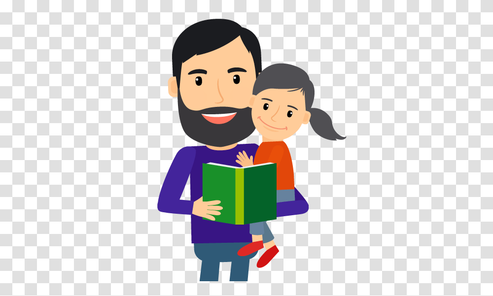 Kind Dad Clipart Explore Pictures, Reading, Person, Human, People Transparent Png