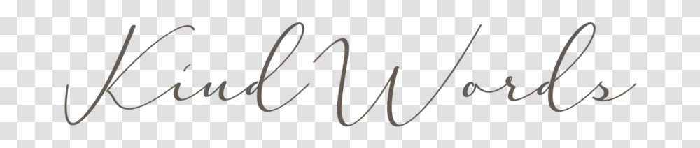 Kind Words Calligraphy, Bow, Handwriting, Hook Transparent Png
