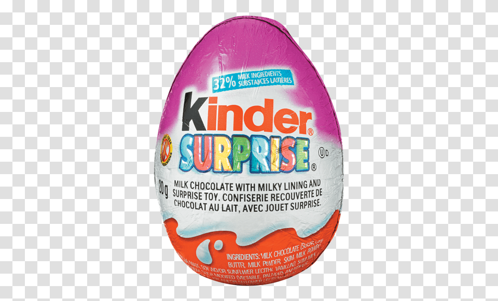Kinder Surprise Eggs 24 Eggs 24 Toys Fresh From Canada Kinder Surprise, Leisure Activities, Food, Logo Transparent Png
