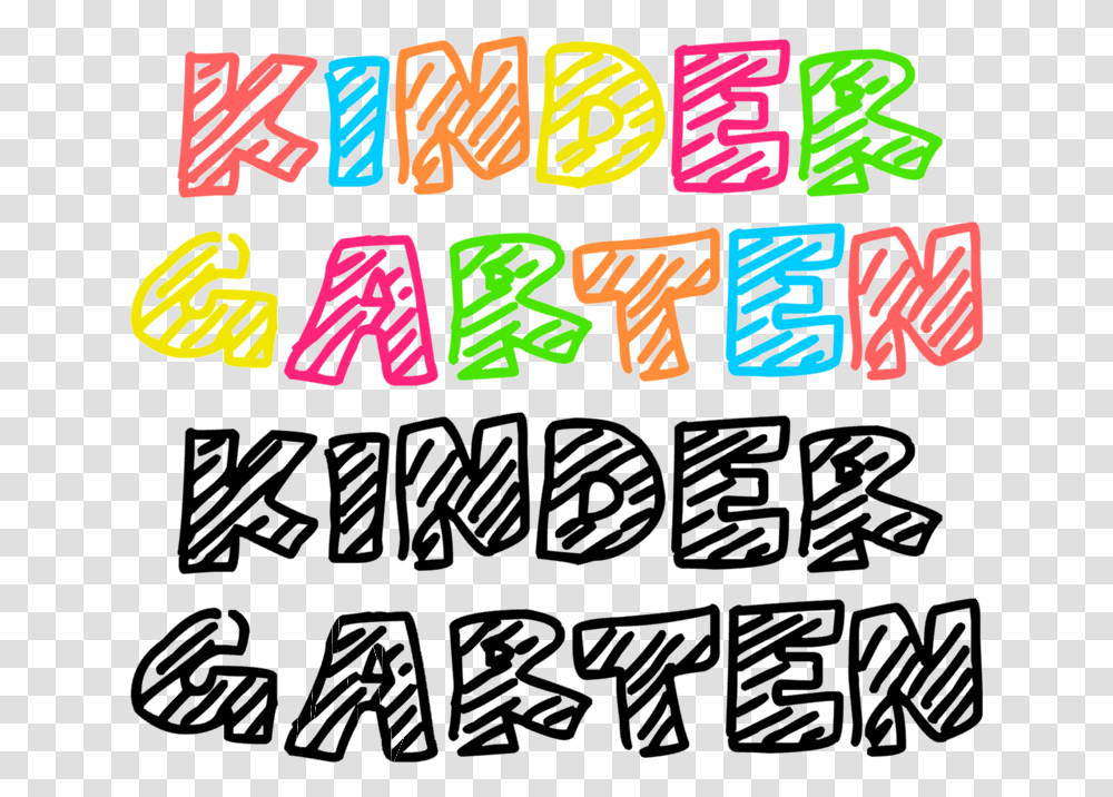 Kindergarten Chalk Dot, Text, Handwriting, Flyer, Poster Transparent Png