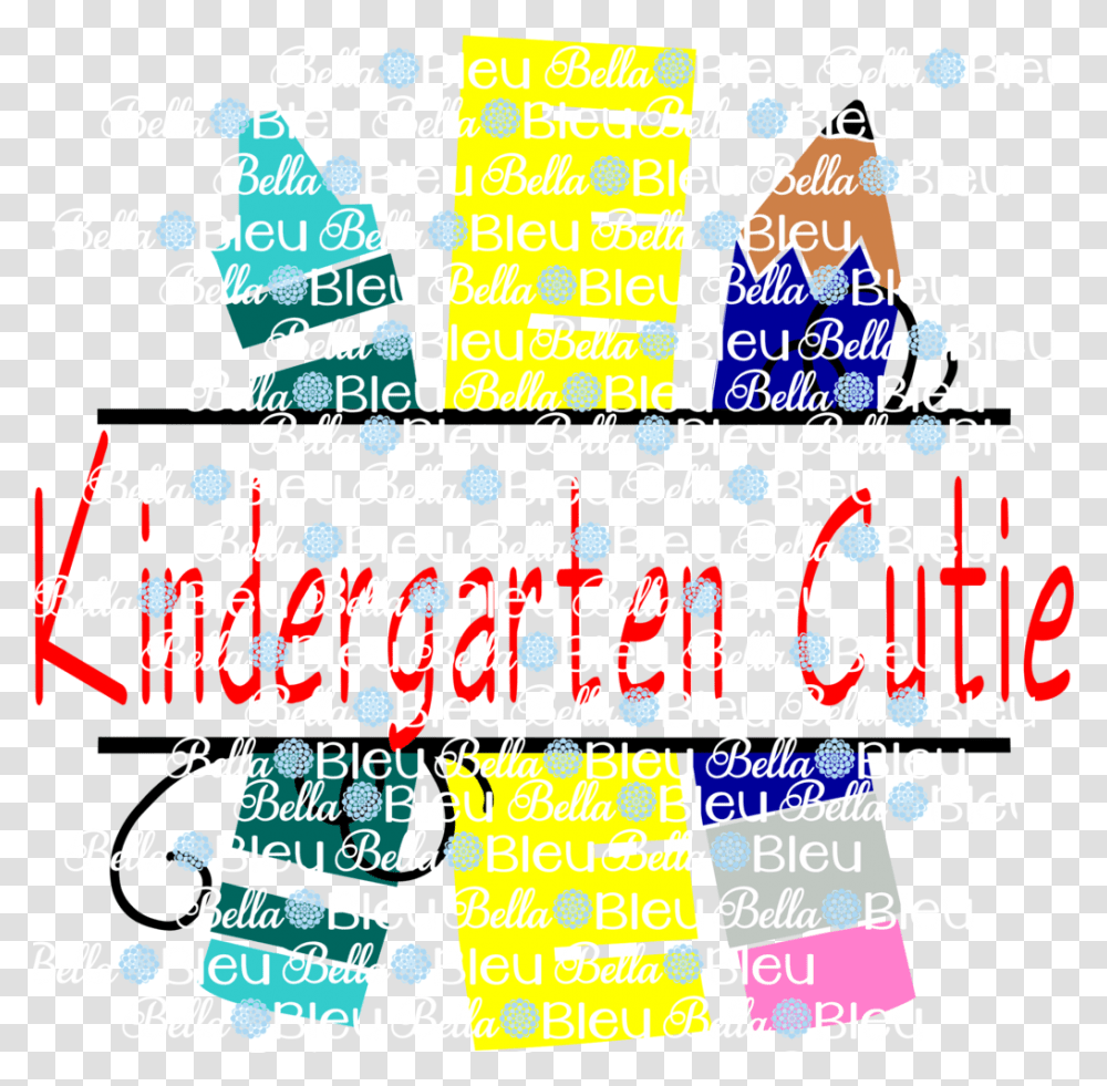 Kindergarten Cutie Printable Back To School, Word, Number Transparent Png