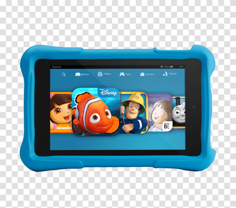 Kindle Fire Kids Edition Blue Amazon Kindle Fr Kinder, Tablet Computer, Electronics, Person, Human Transparent Png