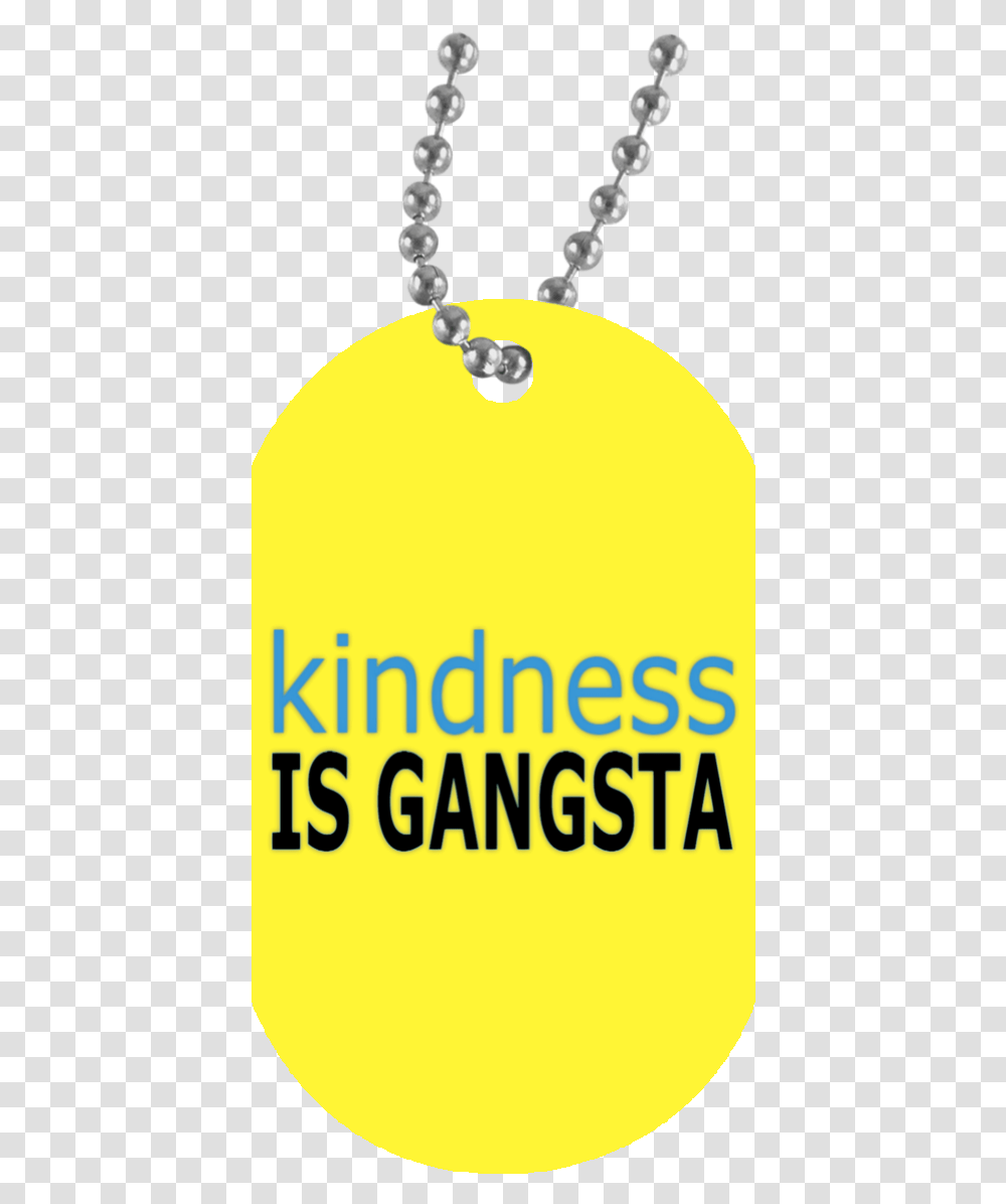 Kindness Is Gangsta White Dog Tag Church Dress, Plant Transparent Png