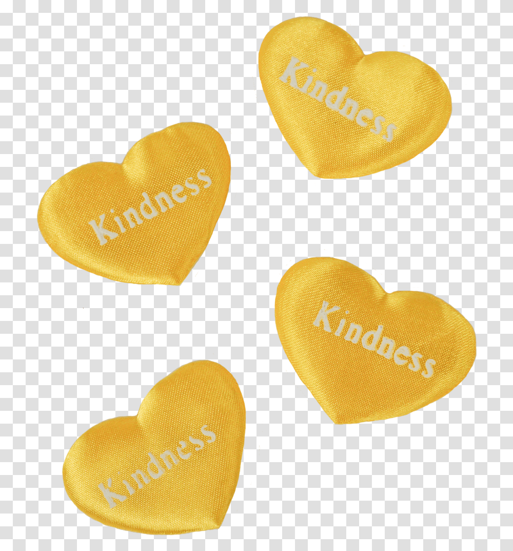 Kindness Yellow Printed Heart 