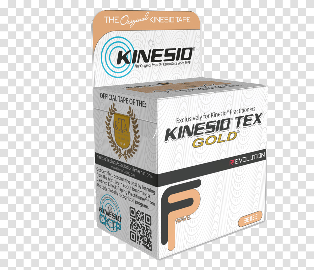 Kinesio Tape Tex Gold Fp Kinesio Tex Gold Fp Wave Tape, Box, Cardboard, Label Transparent Png