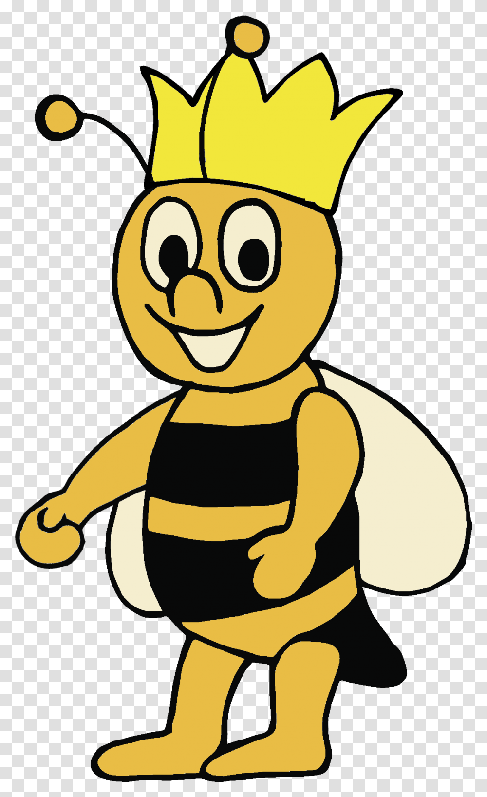 King Bee Guard Bee Cartoon, Insect, Invertebrate, Animal, Chef Transparent Png