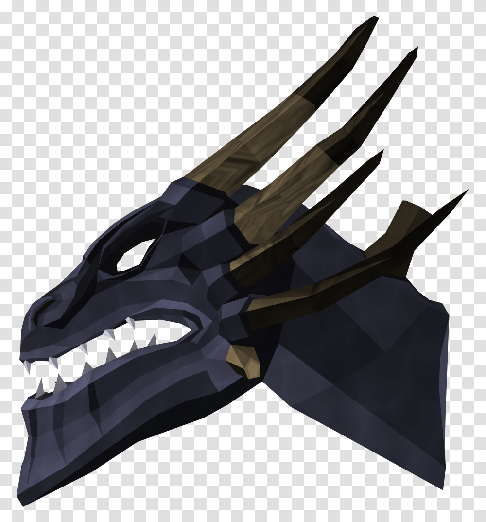 King Black Dragon Head Rs3 Dragon Head, Symbol, Weapon, Weaponry, Spear Transparent Png