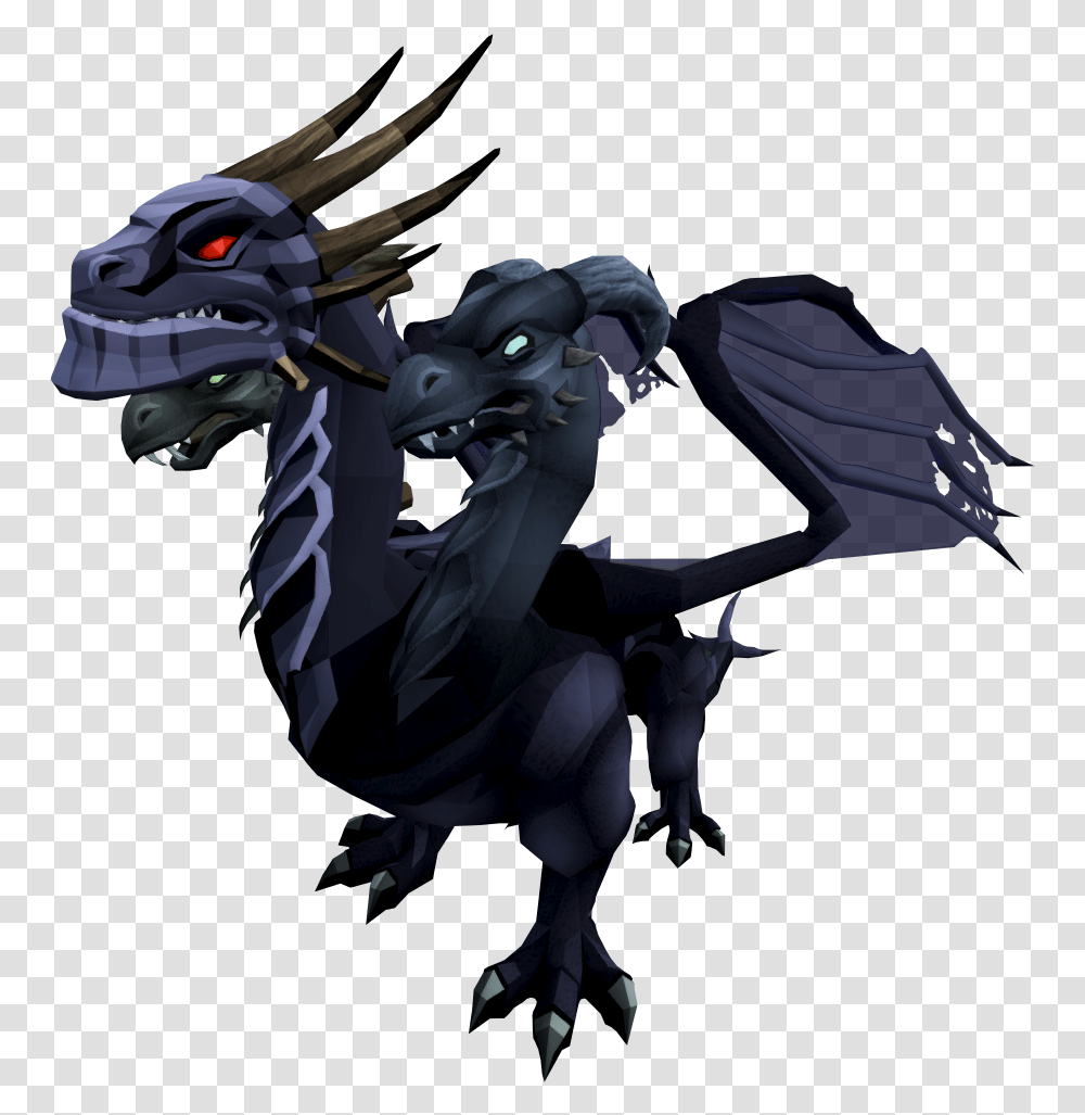 King Black Dragon The Runescape Wiki Runescape King Black Dragon, Statue, Sculpture, Art Transparent Png