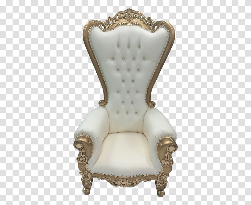 King Chair, Furniture, Armchair Transparent Png