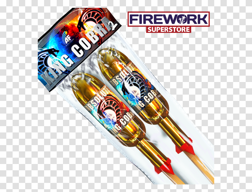 King Cobra Ii 2 Rocket Pack Firework Rocket King Rocket, Alcohol, Beverage, Drink, Bottle Transparent Png