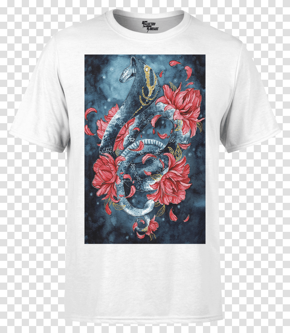 King Cobra Premium Cotton Crew Chrysanths, Clothing, Apparel, Plant, Flower Transparent Png