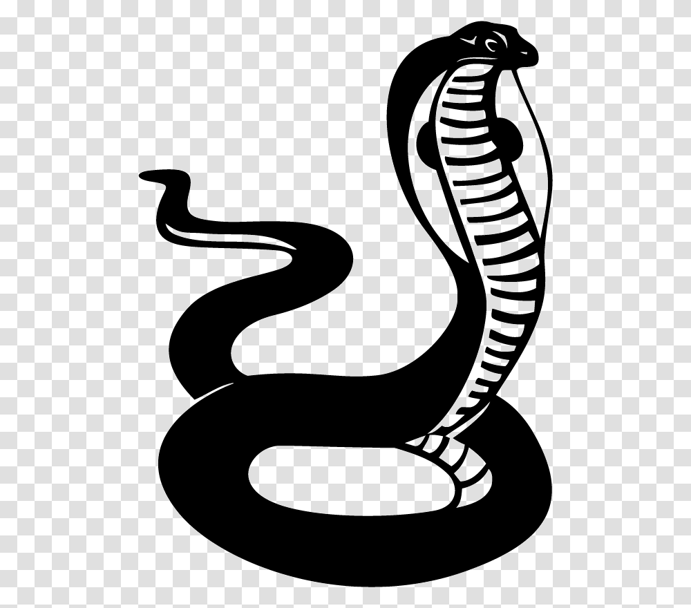 King Cobra Sticker, Stencil, Reptile, Animal, Snake Transparent Png