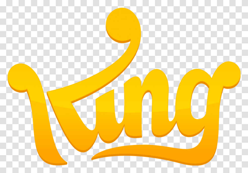 King Company Wikipedia King Logo Candy Crush, Label, Text, Symbol, Banana Transparent Png