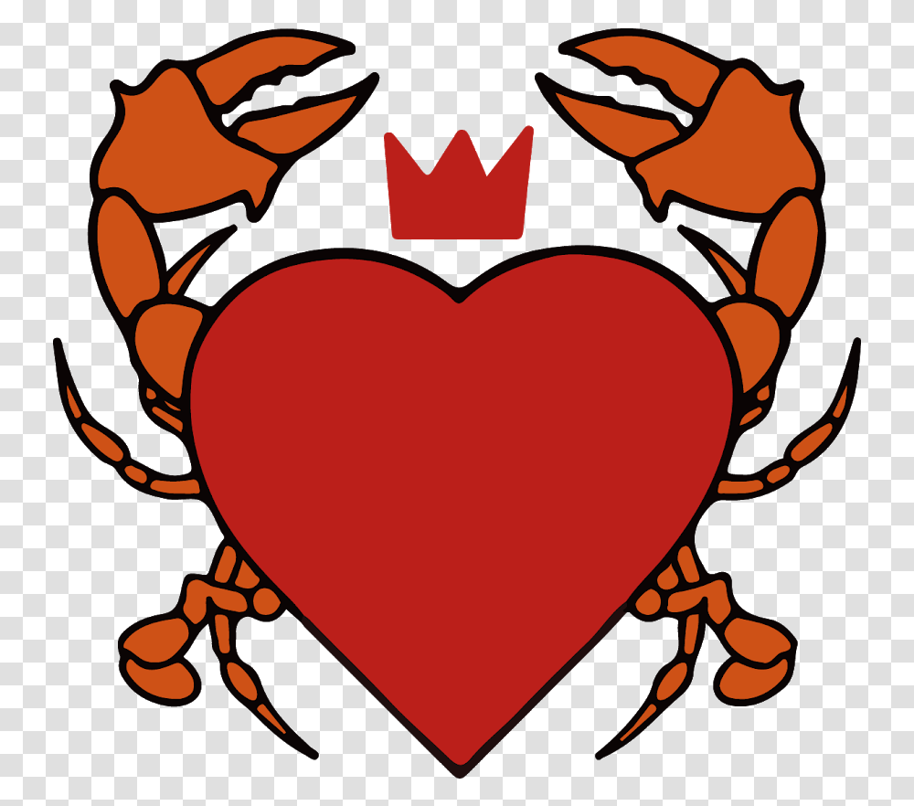 King Crab Atl Clip Art, Heart, Food, Sea Life, Animal Transparent Png