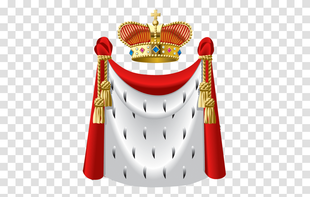 King Crown And Cape Clipart Cutout Free Clip King Cape, Birthday Cake, Crowd, Parade, Text Transparent Png