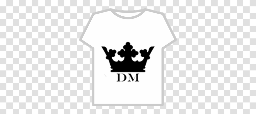King Dm Logo Roblox T Shirt Fortnite, Clothing, Apparel, Stencil, T-Shirt Transparent Png