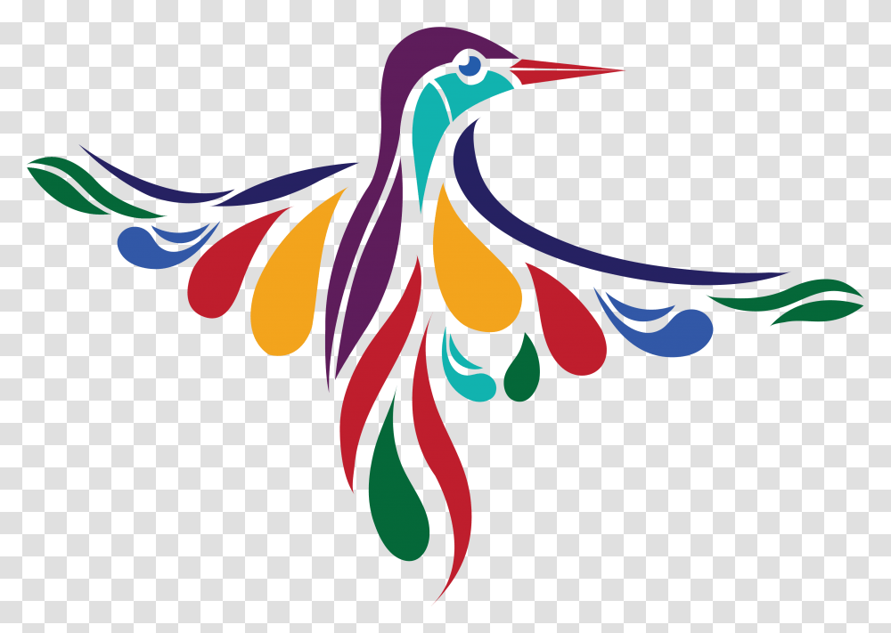 King Fisher Bird Logo, Floral Design, Pattern Transparent Png