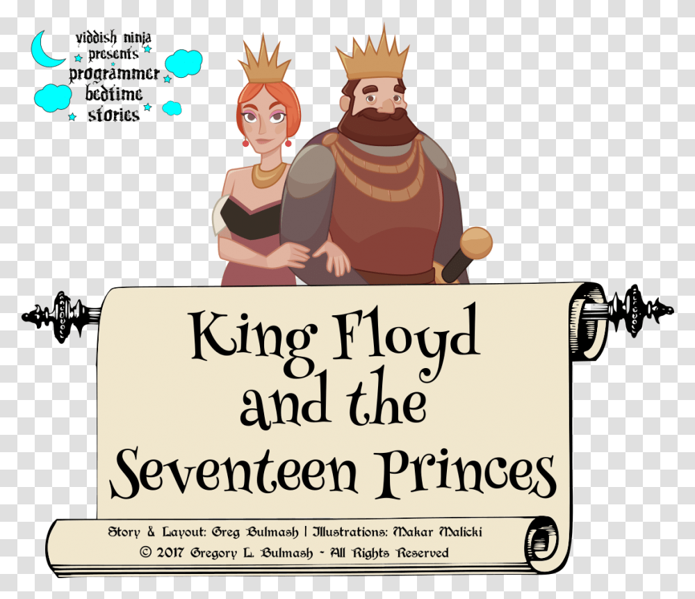 King Floyd And The Seventeen Princes Cartoon, Person, Advertisement Transparent Png