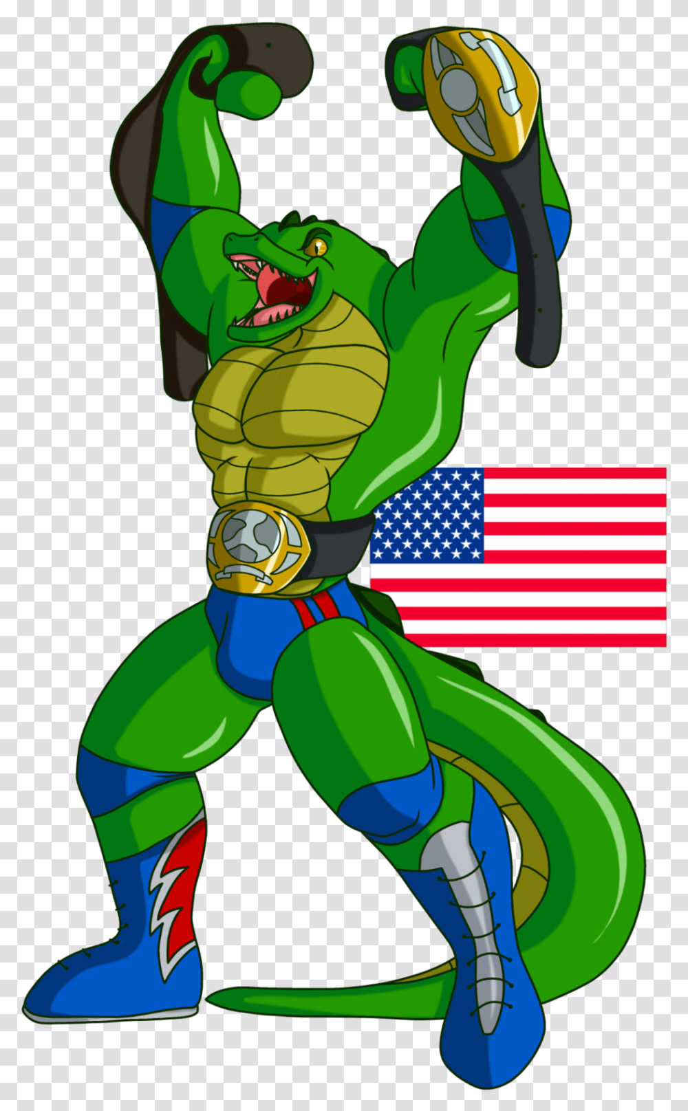 King Hammer, Flag, American Flag, Reptile Transparent Png